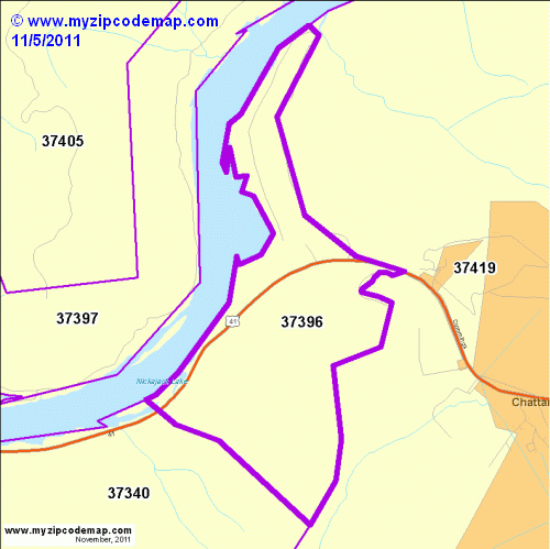 map of 37396