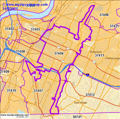 map of 37404