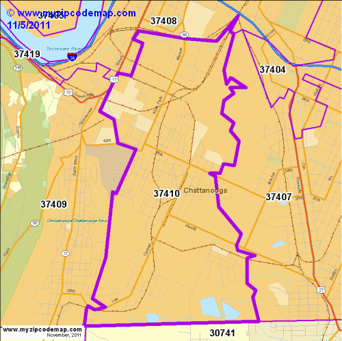 map of 37410