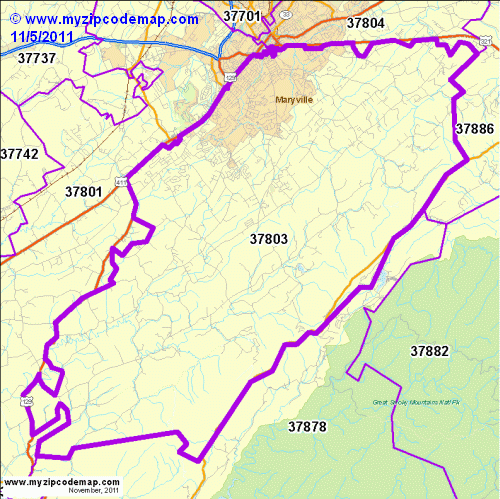 map of 37803