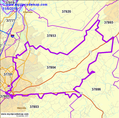map of 37804