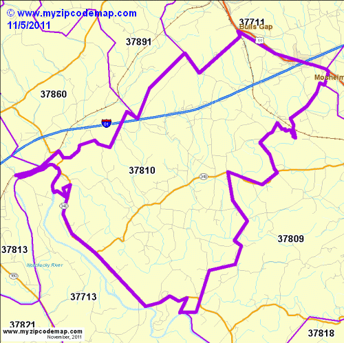 map of 37810