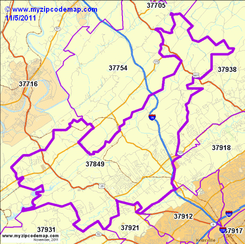 map of 37849