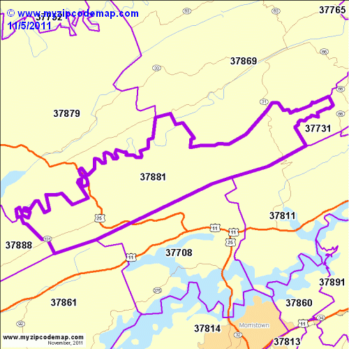 map of 37881