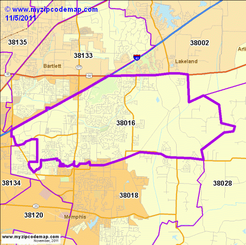 map of 38016