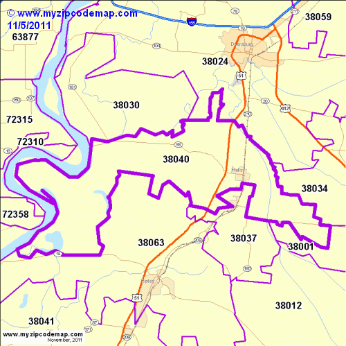 map of 38040