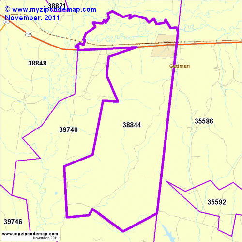 map of 38844