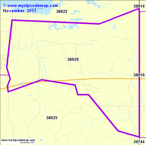 map of 38929