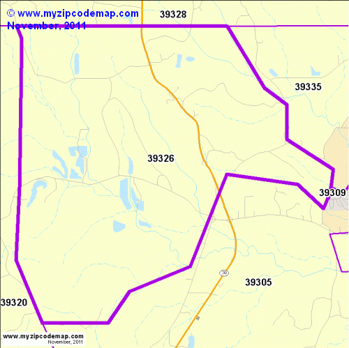 map of 39326