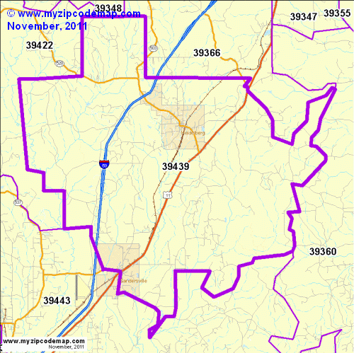map of 39439