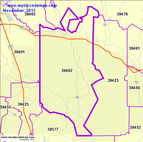 map of 39462