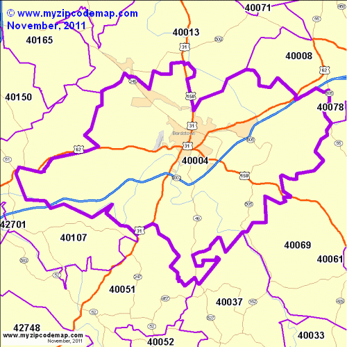 map of 40004