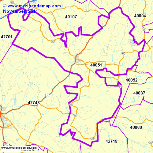 map of 40051