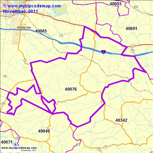map of 40076