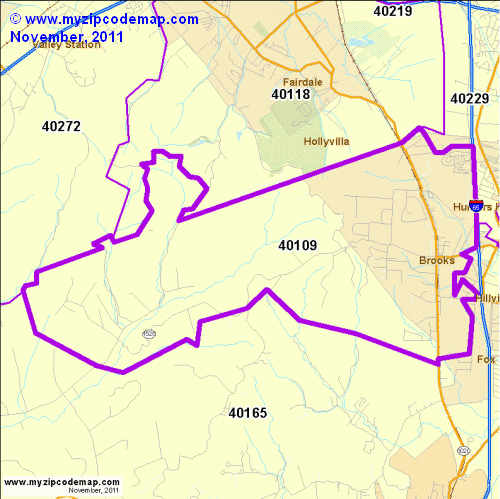 map of 40109