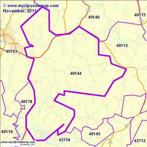 map of 40144