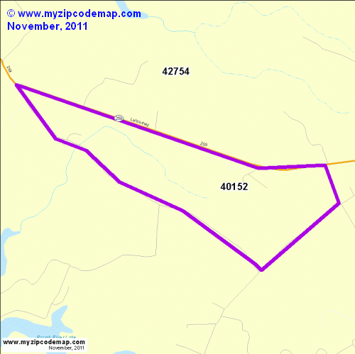 map of 40152