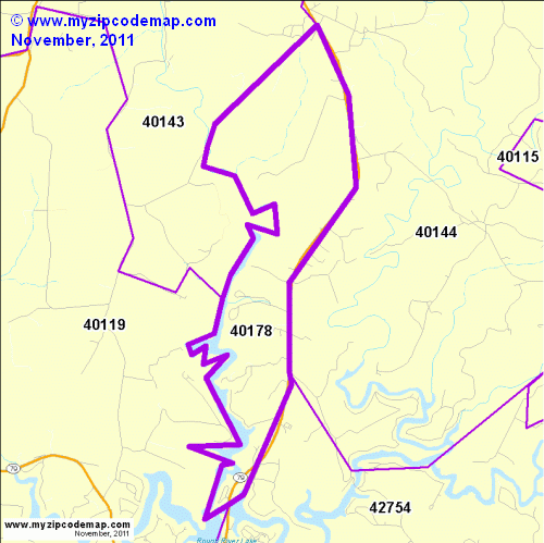 map of 40178