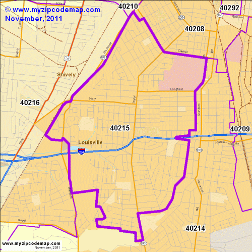 map of 40215