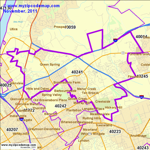 map of 40241