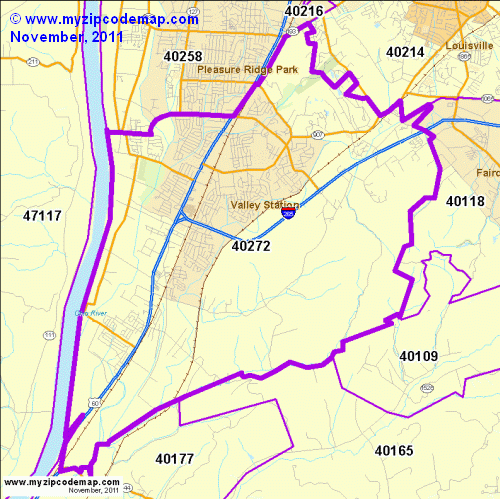 map of 40272