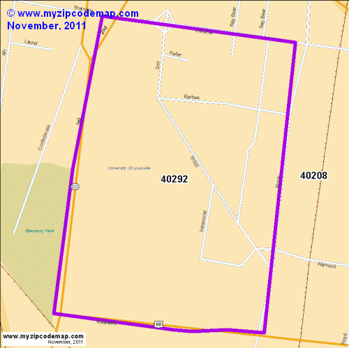 map of 40292