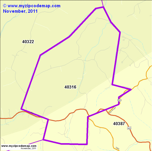 map of 40316