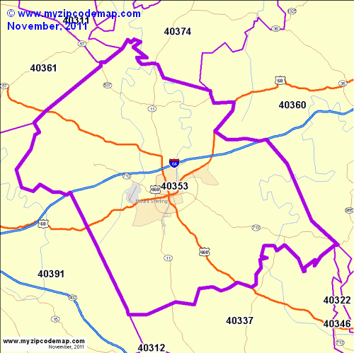 map of 40353