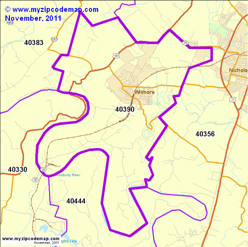 map of 40390