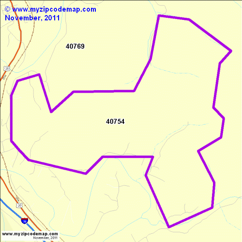 map of 40754