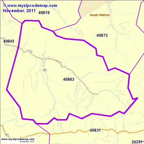 map of 40863