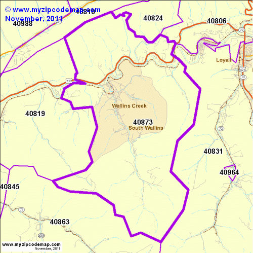 map of 40873