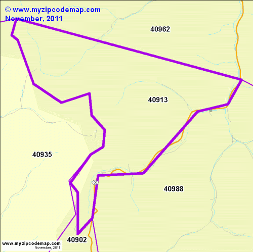 map of 40913
