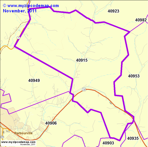 map of 40915