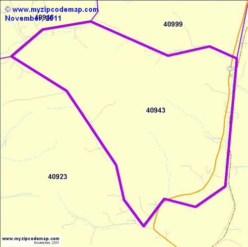 map of 40943
