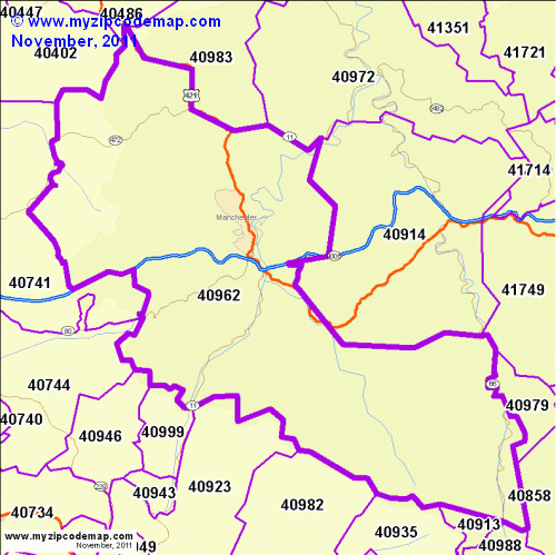 map of 40962