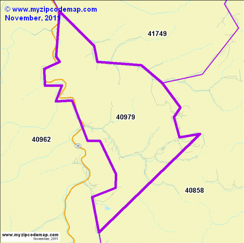 map of 40979
