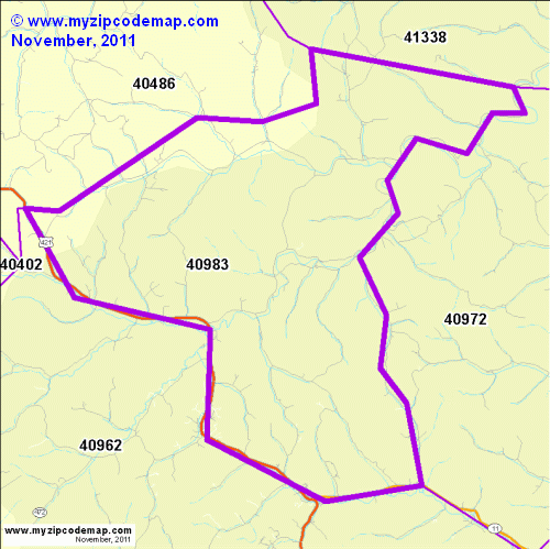 map of 40983