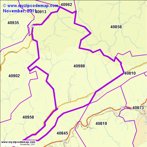 map of 40988