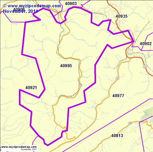 map of 40995
