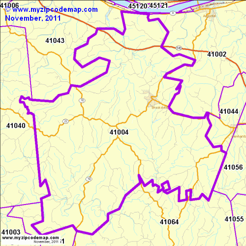 map of 41004
