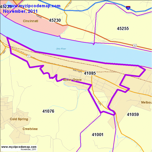 map of 41085