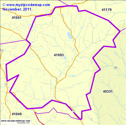 map of 41093