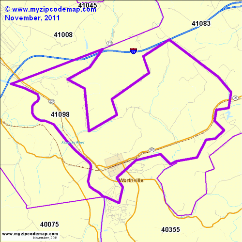 map of 41098