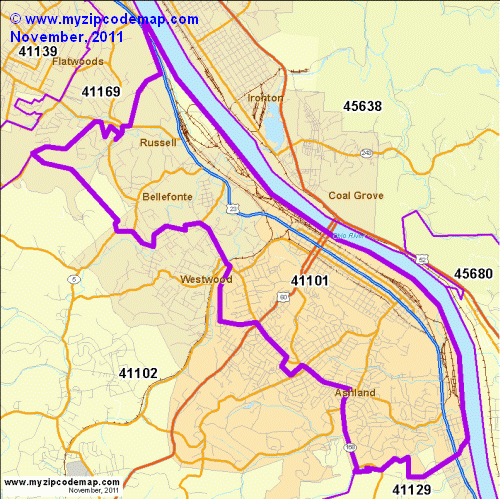 map of 41101