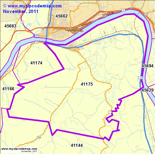 map of 41175