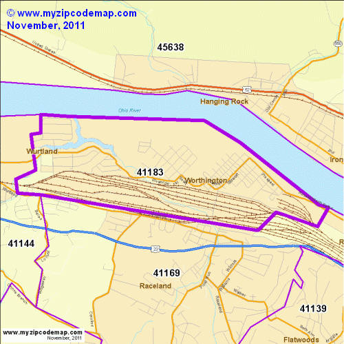 map of 41183