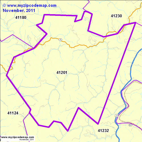 map of 41201