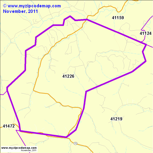 map of 41226