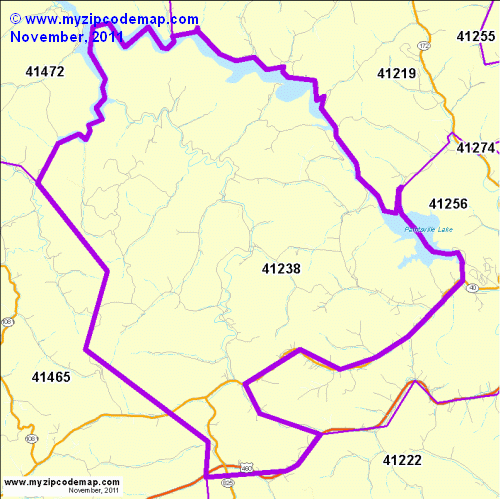 map of 41238